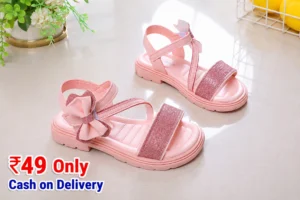 Stylish Pink Girls Sandals