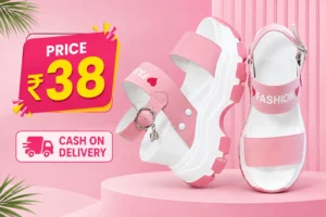 Stylish Pink Platform Sandals for Women